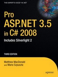 Enlarge image Cover: Pro ASP.NET 3.5 in C# 2008 - Apress