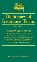 Cover: Dictionary of Insurance Terms - Barron's Educational Series Inc.,U.S.