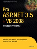 Cover: Pro ASP.NET 3.5 in VB 2008 - APress