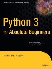 Enlarge image Cover: Python 3 for Absolute Beginners - APress