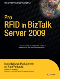 Enlarge image Cover: Pro RFID in BizTalk Server 2009 - APress