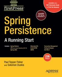 Abbildung von: Spring Persistence -- A Running Start - Apress