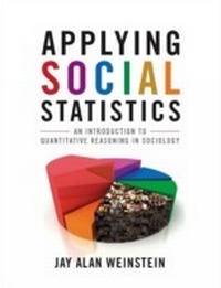 Enlarge image Cover: Applying Social Statistics - Rowman & Littlefield Publishers