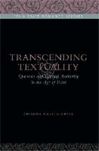 Enlarge image Cover: Transcending Textuality - Pennsylvania State University Press