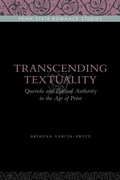 Cover: Transcending Textuality - Pennsylvania State University Press