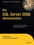 Cover: Pro SQL Server 2008 Administration - APress