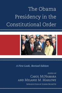 Enlarge image Cover: The Obama Presidency in the Constitutional Order - Rowman & Littlefield Publishers