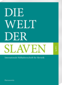 Abbildung von: Die Welt der Slaven - Harrassowitz Verlag