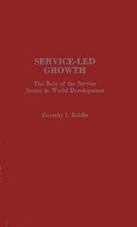 Enlarge image Cover: Service-Led Growth - Praeger Publishers Inc