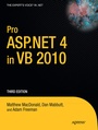 Cover: Pro ASP.NET 4 in VB 2010 - APress