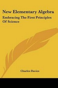 Abbildung von: New Elementary Algebra - Kessinger Publishing