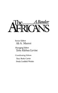 Cover: The Africans - Praeger Publishers Inc
