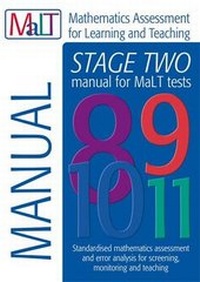 Enlarge image Cover: Malt Stage Two (Tests 8-11) Manual (Mathematics Assessment for Learning and Teaching) - Hodder Education