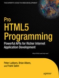Cover: Pro HTML5 Programming - APress