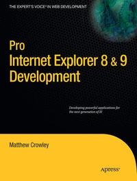 Abbildung von: Pro Internet Explorer 8 & 9 Development - Apress
