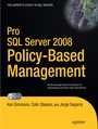 Cover: Pro SQL Server 2008 Policy-Based Management - APress