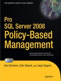 Cover: Pro SQL Server 2008 Policy-Based Management - APress
