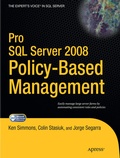 Cover: Pro SQL Server 2008 Policy-Based Management - APress