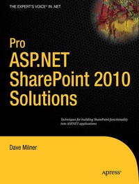 Enlarge image Cover: Pro ASP.NET SharePoint 2010 Solutions - APress