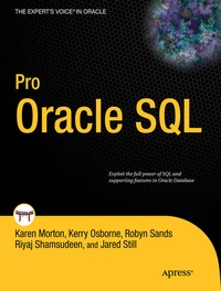Enlarge image Cover: Pro Oracle SQL - APress