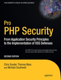 Enlarge image Cover: Pro PHP Security - APress