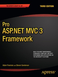 Enlarge image Cover: Pro ASP.NET MVC 3 Framework - APress