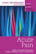 Cover: Clinical Pain Management : Acute Pain - Hodder Arnold