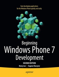 Enlarge image Cover: Beginning Windows Phone 7 Development - APress