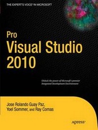 Enlarge image Cover: Pro Visual Studio 2010 - Apress