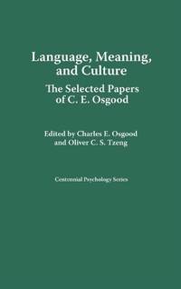 Abbildung von: Language, Meaning, and Culture - Praeger Publishers Inc