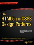Cover: Pro HTML5 and CSS3 Design Patterns - APress