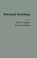 Cover: Personal Sociology - Praeger Publishers Inc