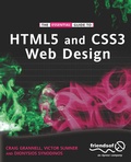 Cover: The Essential Guide to HTML5 and CSS3 Web Design - APress