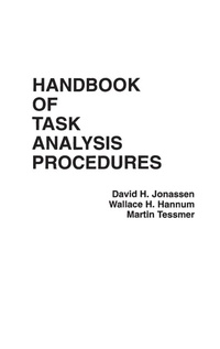 Enlarge image Cover: Handbook of Task Analysis Procedures - Praeger Publishers Inc