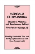 Cover: Medievalia et Humanistica, No. 38 - Rowman & Littlefield Publishers