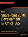 Cover: Pro SharePoint 2010 Development for Office 365 - APress
