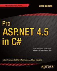 Enlarge image Cover: Pro ASP.NET 4.5 in C# - APress