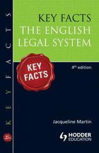 Enlarge image Cover: Key Facts English Legal System - Hodder Education