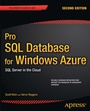 Cover: Pro SQL Database for Windows Azure - APress