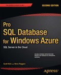 Cover: Pro SQL Database for Windows Azure - APress
