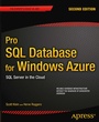 Cover: Pro SQL Database for Windows Azure - APress