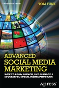 Cover: Advanced Social Media Marketing - APress