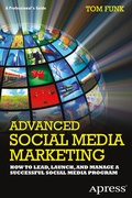 Cover: Advanced Social Media Marketing - APress