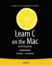 Abbildung von: Learn C on the Mac - Apress