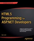 Cover: HTML5 Programming for ASP.NET Developers - APress
