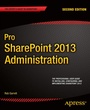Cover: Pro SharePoint 2013 Administration - APress