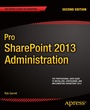 Cover: Pro SharePoint 2013 Administration - APress