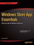 Cover: Windows Store App Essentials: Give Your App the Windows Difference - Apress