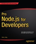 Cover: Pro Node.js for Developers - APress