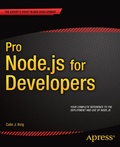 Cover: Pro Node.js for Developers - APress